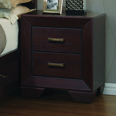 Zuri 23.5 W Nightstand Union Rustic Color Dark Cocoa